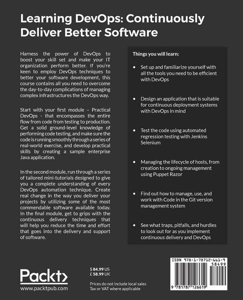 Produktbild: Learning DevOps