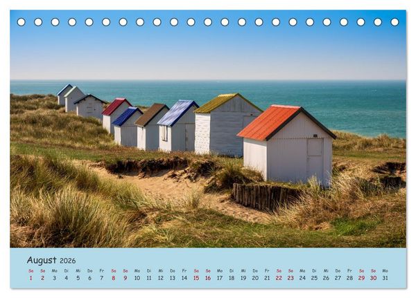 Produktbild: Unterwegs in der Normandie (Tischkalender 2026 DIN A5 quer), CALVENDO Monatskalender