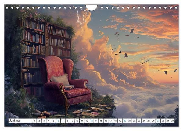Produktbild: Sesselgeschichten (Wandkalender 2026 DIN A4 quer), CALVENDO Monatskalender