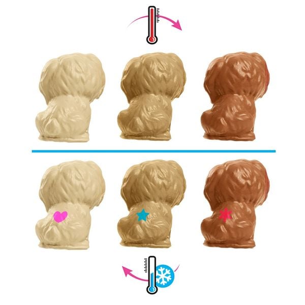 Produktbild: Barbie Puppe (blond) mit Hund und Welpen