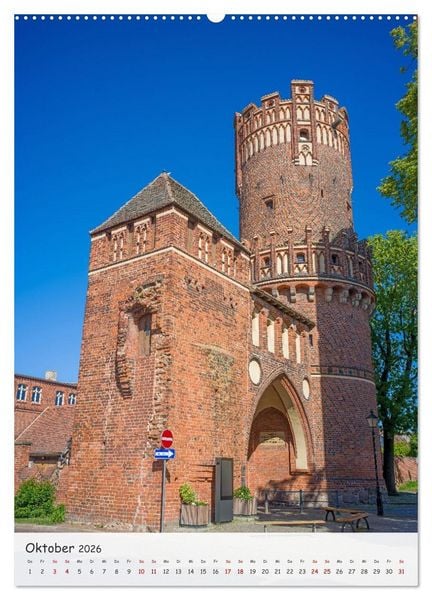 Produktbild: Tangerm&uuml;nde - Historische Altstadt an der Elbe (hochwertiger Premium Wandkalender 2026 DIN A2 hoch), Kunstdruck in Hochglanz