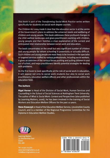 Produktbild: Social Work in Education and Children's Services