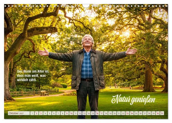 Produktbild: Rentnergl&uuml;ck (Wandkalender 2027 DIN A3 quer), CALVENDO Monatskalender