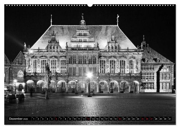 Produktbild: Historisches Bremen (hochwertiger Premium Wandkalender 2026 DIN A2 quer), Kunstdruck in Hochglanz