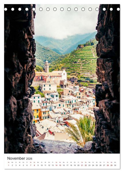 Produktbild: Italien - Von den Alpen bis zum Mittelmeer. (Tischkalender 2026 DIN A5 hoch), CALVENDO Monatskalender