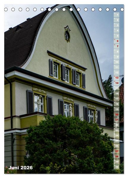 Produktbild: Fassadenk&uuml;nste (Tischkalender 2026 DIN A5 hoch), CALVENDO Monatskalender