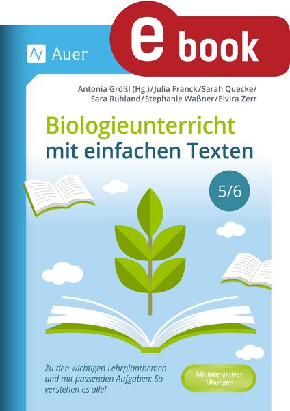 Produktbild: Biologieunterricht mit einfachen Texten 5-6