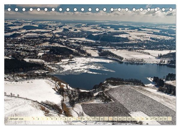 Produktbild: Oberfranken aus der Vogelperspektive (Tischkalender 2026 DIN A5 quer), CALVENDO Monatskalender