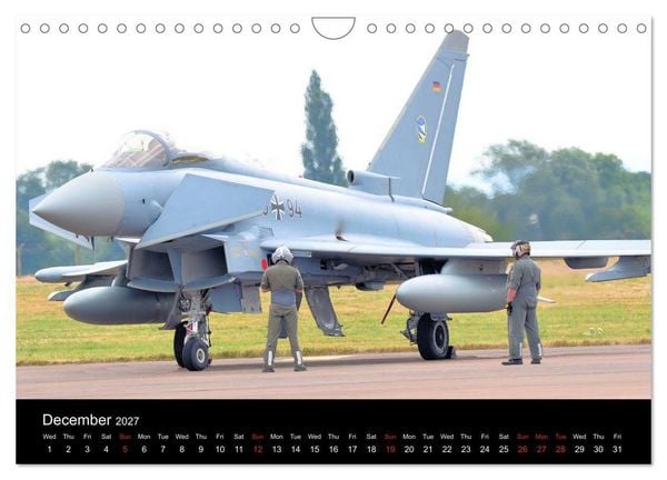 Produktbild: The Mighty Eurofighter Typhoon (Wall Calendar 2027 DIN A4 landscape), CALVENDO 12 Month Wall Calendar