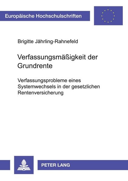 Produktbild: Verfassungsm&auml;&szlig;igkeit der Grundrente