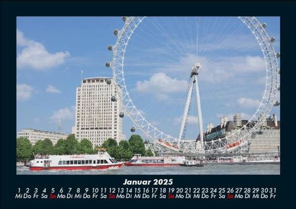 Produktbild: London 2025 Fotokalender DIN A5