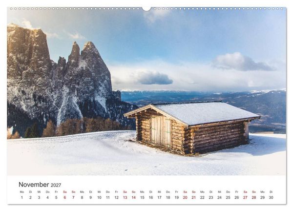 Produktbild: S&uuml;dtirol - Das n&ouml;rdliche Italien. (Wandkalender 2027 DIN A2 quer), CALVENDO Monatskalender