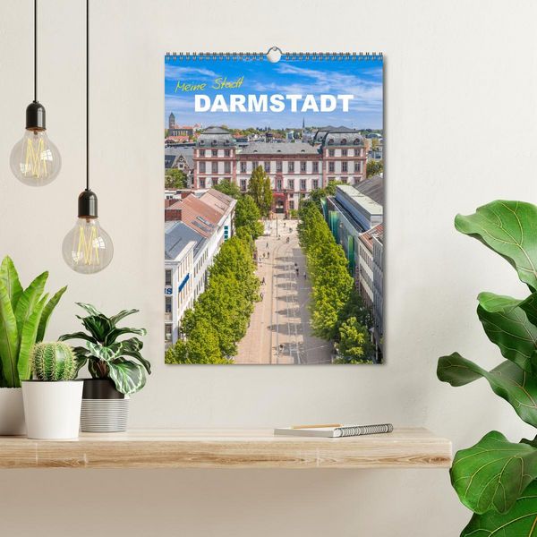 Produktbild: Meine Stadt Darmstadt (Wandkalender 2026 DIN A3 hoch), CALVENDO Monatskalender