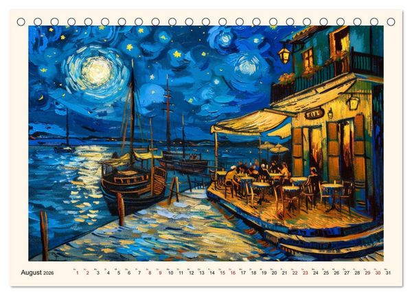 Produktbild: Vincents Jahr (Tischkalender 2026 DIN A5 quer), CALVENDO Monatskalender