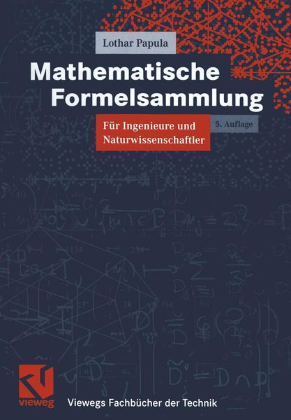 Produktbild: Mathematische Formelsammlung f&uuml;r Ingenieure und Naturwissenschaftler