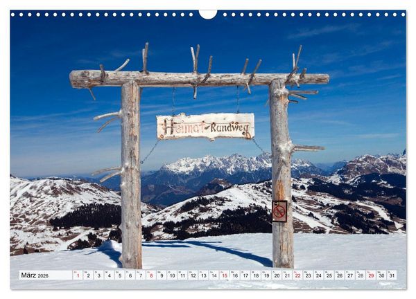 Produktbild: Gr&uuml;&szlig;e aus Hinterglemm (Wandkalender 2026 DIN A3 quer), CALVENDO Monatskalender