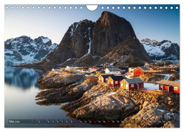 Produktbild: Lofoten - From Dusk Till Dawn (Wandkalender 2026 DIN A4 quer), CALVENDO Monatskalender