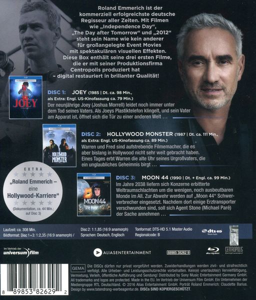 Produktbild: Roland Emmerich Collection [3 BRs]