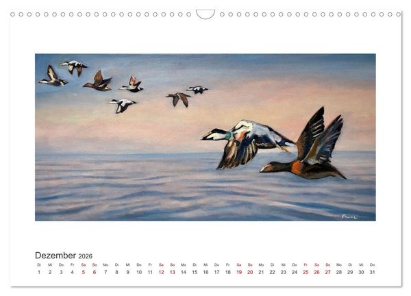Produktbild: Auf leichten Schwingen - Zugv&ouml;gel (Wandkalender 2026 DIN A3 quer), CALVENDO Monatskalender