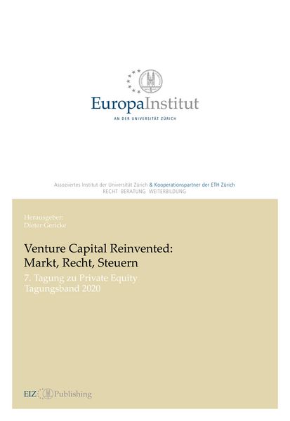 Produktbild: Venture Capital Reinvented: Markt, Recht, Steuern