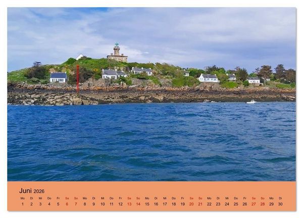 Produktbild: Chausey Inseln Magischer Insel - Archipel Frankreich (hochwertiger Premium Wandkalender 2026 DIN A2 quer), Kunstdruck in Hochglanz