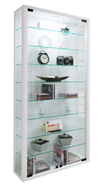 Produktbild: Holz Glas Stand Vitrine Sammelvitrine Lumo Maxi