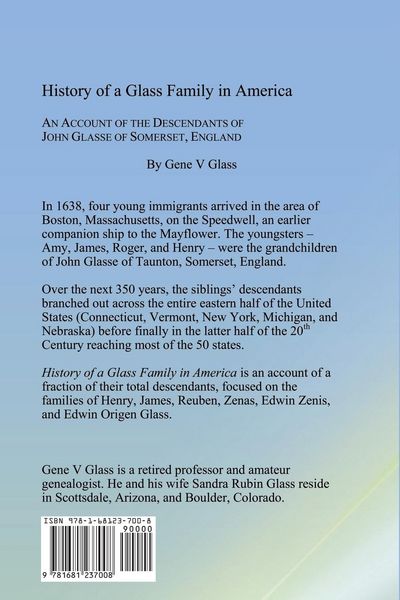 Produktbild: History of a Glass Family in America