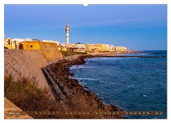 Produktbild: Ein Herz f&uuml;r Cadiz (hochwertiger Premium Wandkalender 2026 DIN A2 quer), Kunstdruck in Hochglanz