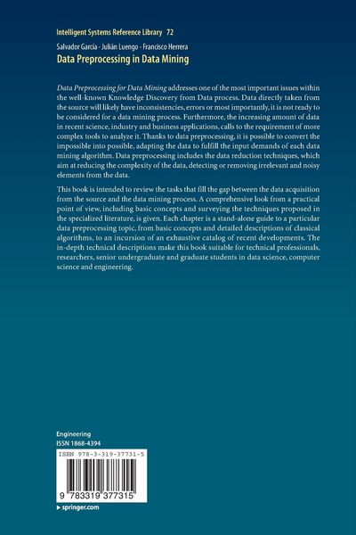 Produktbild: Data Preprocessing in Data Mining
