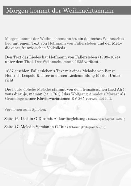 Produktbild: Die sch&ouml;nsten Weihnachtslieder f&uuml;r Gitarre einfach arrangiert