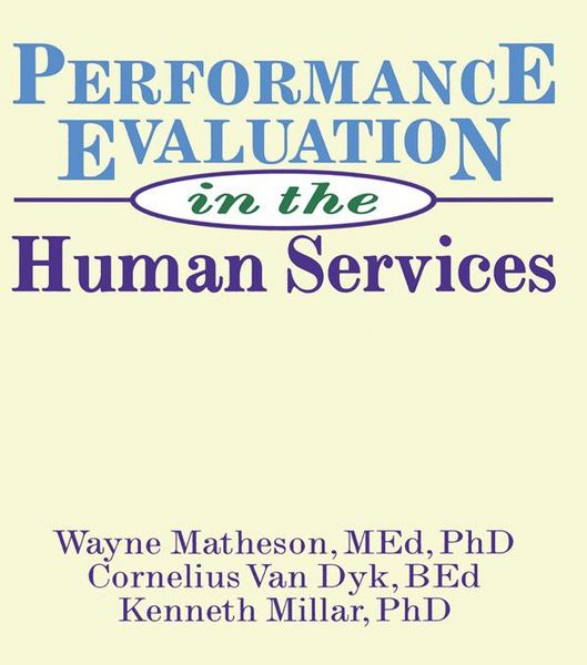 Produktbild: Performance Evaluation in the Human Services
