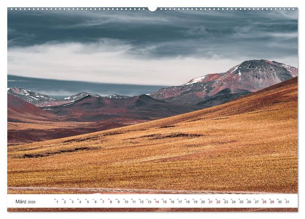 Produktbild: Chile - Die stille Kraft der Atacama (hochwertiger Premium Wandkalender 2026 DIN A2 quer), Kunstdruck in Hochglanz