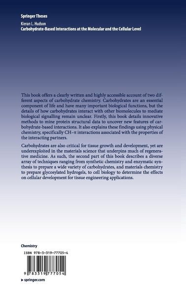 Produktbild: Carbohydrate-Based Interactions at the Molecular and the Cellular Level