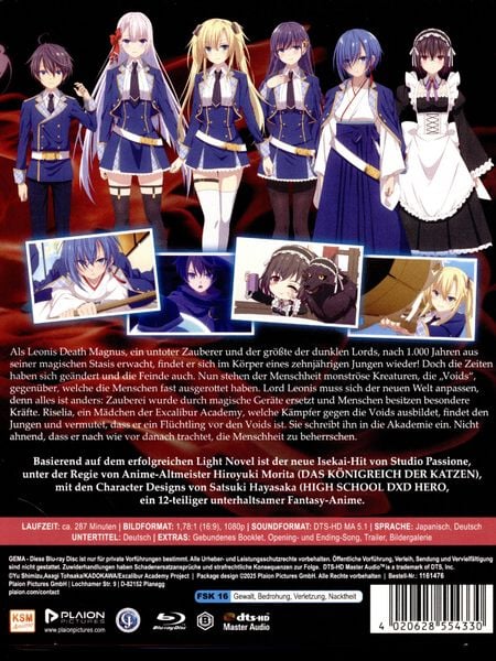 Produktbild: The Demon Sword Master of Excalibur Academy - Complete Edition [2 BRs]