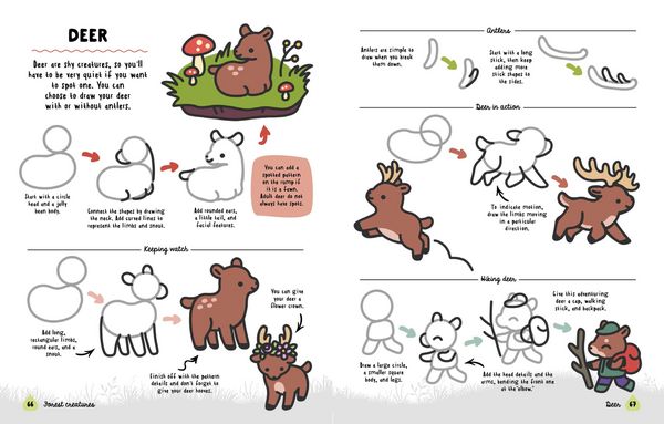 Produktbild: How to Draw Cute Woodland Friends