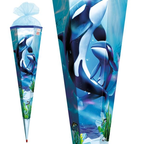 Produktbild: Motivschult&uuml;te, Orcas, 85 cm