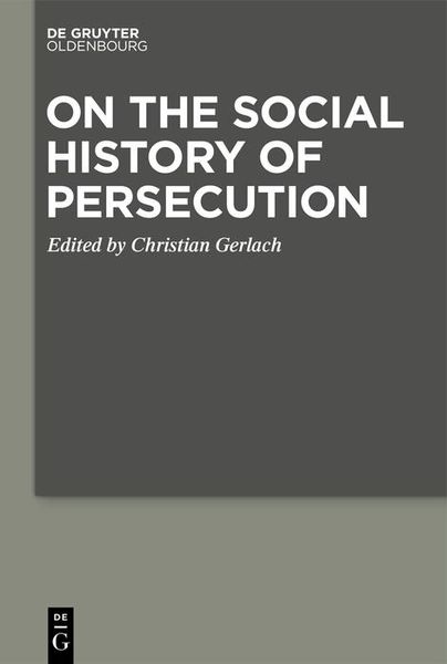 Produktbild: On the Social History of Persecution