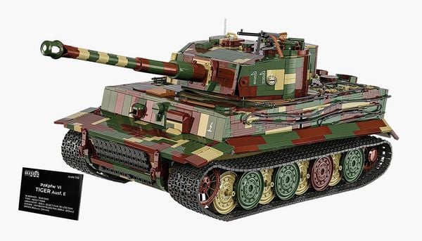 Produktbild: COBI Historical Collection 2807 - Executive Edition, PzKpfW VI Tiger Ausf. E, Bausatz 1:12, 8000 Klemmbausteine