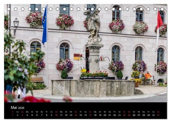 Produktbild: Sommerach - Perle der Mainschleife (Tischkalender 2026 DIN A5 quer), CALVENDO Monatskalender