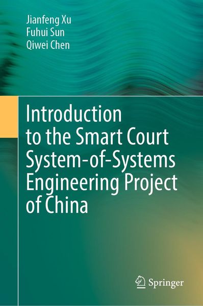 Produktbild: Introduction to the Smart Court System-of-Systems Engineering Project of China