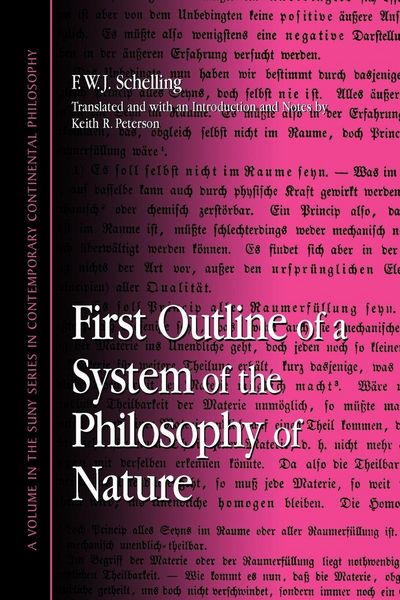 Produktbild: First Outline of a System of the Philosophy of Nature