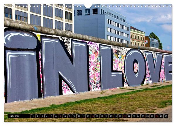 Produktbild: Berlin - Die East Side Gallery (Wandkalender 2026 DIN A3 quer), CALVENDO Monatskalender