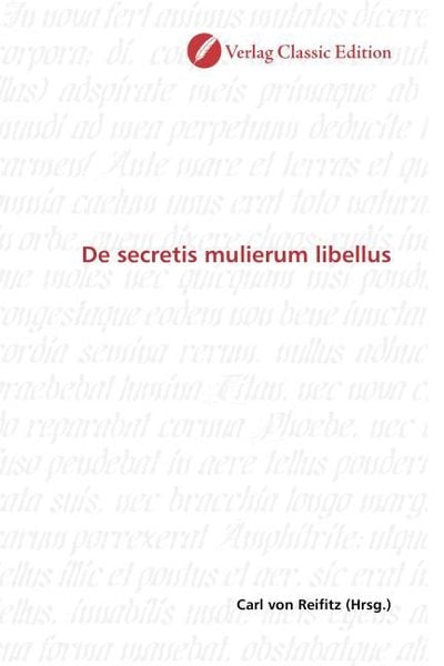 Produktbild: Secretis mulierum libellus