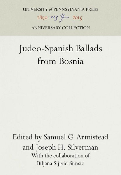 Produktbild: Judeo-Spanish Ballads from Bosnia