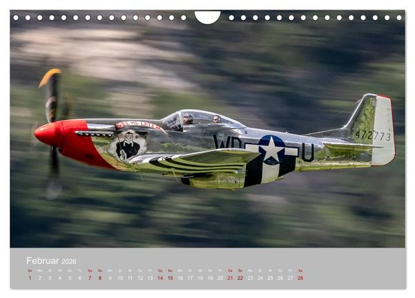 Produktbild: Fliegende Legenden - Warbirds (Wandkalender 2026 DIN A4 quer), CALVENDO Monatskalender