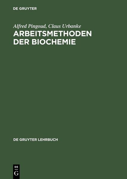 Produktbild: Arbeitsmethoden der Biochemie