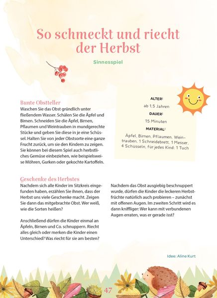 Produktbild: Jahreszeiten erleben im Krippen-Morgenkreis