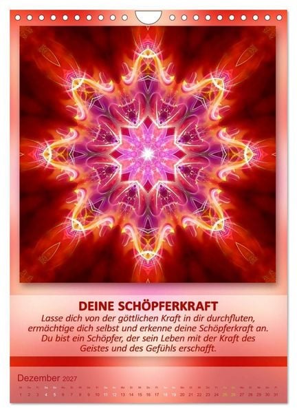Produktbild: Light Energy Mandalas - Kalender - Vol. 1 (Wandkalender 2027 DIN A4 hoch), CALVENDO Monatskalender