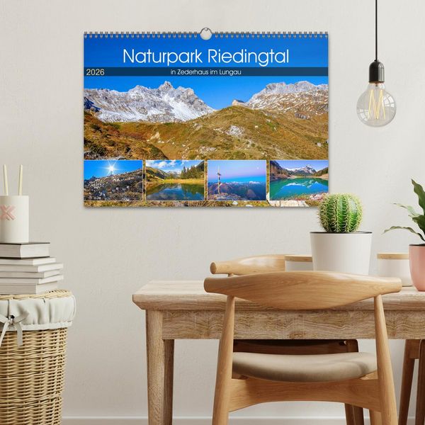 Produktbild: Naturpark Riedingtal (Wandkalender 2026 DIN A3 quer), CALVENDO Monatskalender