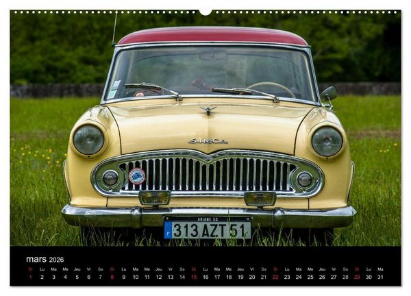Produktbild: AUTO MOBILE (Calendrier mural 2026 DIN A2 vertical) calendrier de bureau